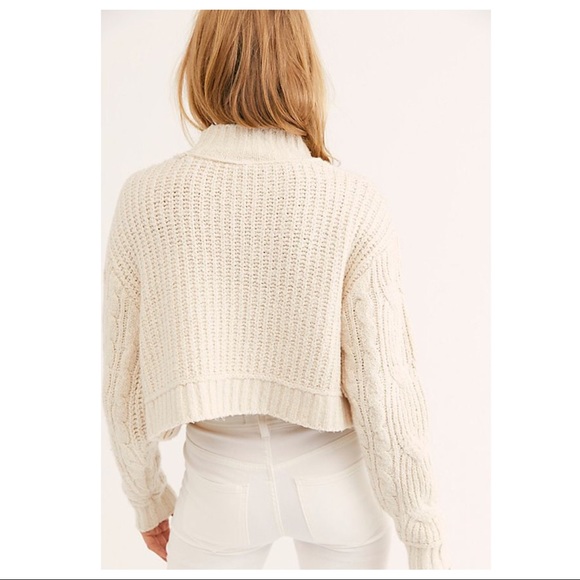 FREE PEOPLE BOHO PULLOVER LUXE KNIT SWEATER A2C - Picture 4 of 15